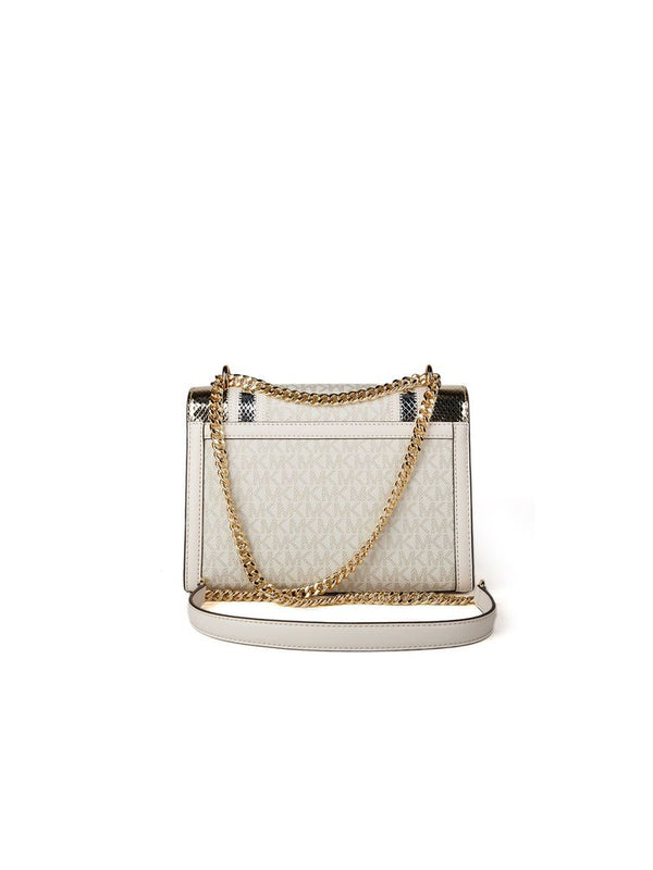 Michael Kors 80% Polyester crossbody bag in gold