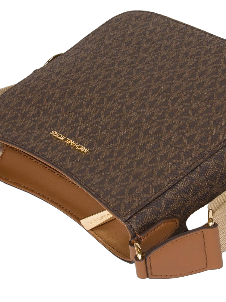 Michael Kors 89.4% Coated Canvas crossbody bag in brown