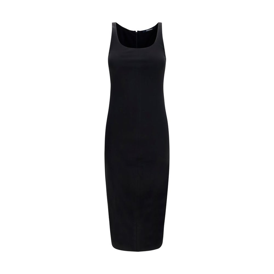 Jacquemus 72% Viscose dress in black