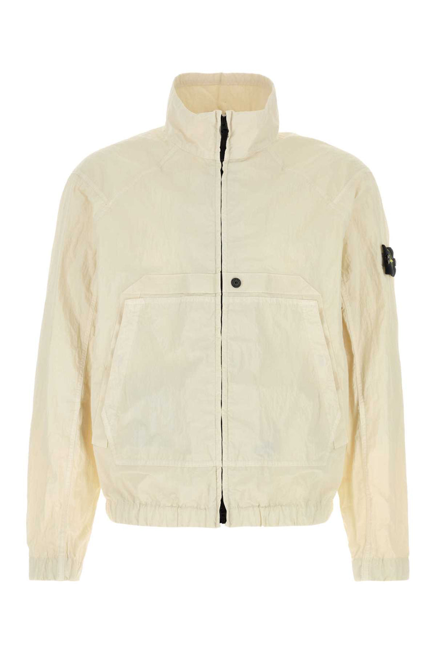 Ivory Nylon Jacket Exterior: Giacche E Gilet