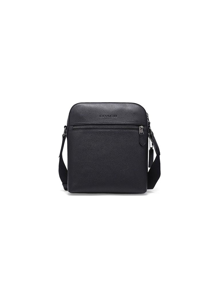 Coach 100% Pebble Leather crossbody bag in gray