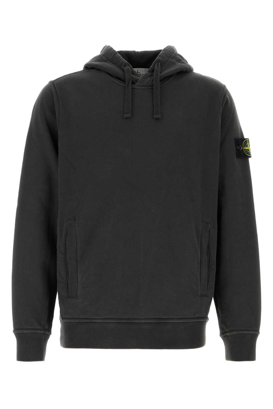 Charcoal Cotton Sweatshirt Grey Exterior: Felpe