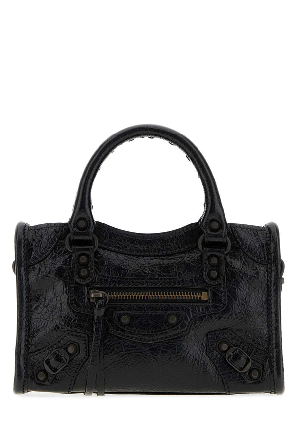 Black Leather Nano Le City Handbag Borse A Mano