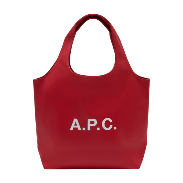A.P.C. Synthetic tote bag in red