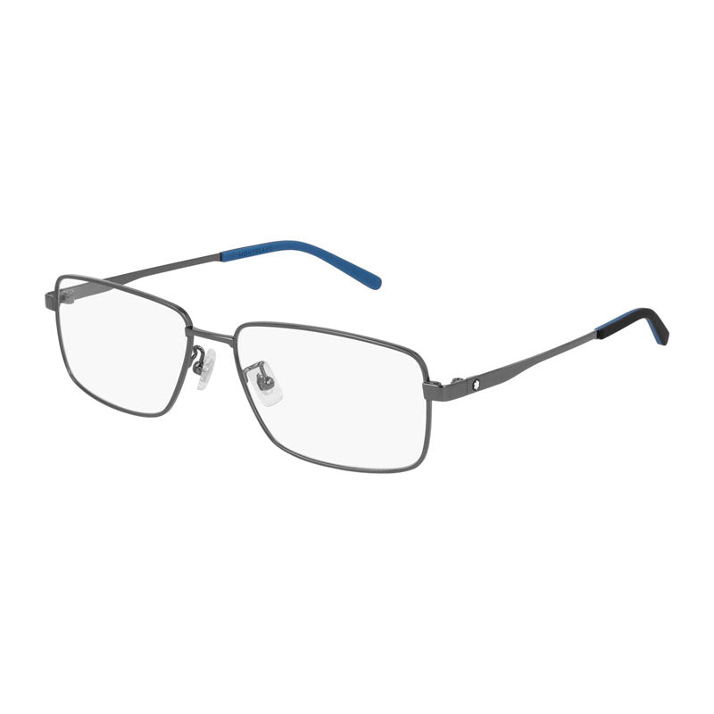 Montblanc MB0108O002 Ruthenium metal frame eyeglasses in gray