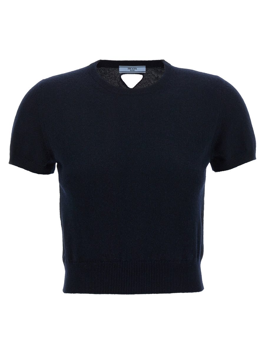 Blue Cashmere Cardigan Clothing