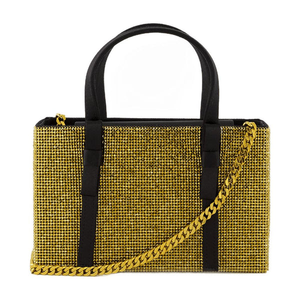 Kara Mesh tote bag in gold