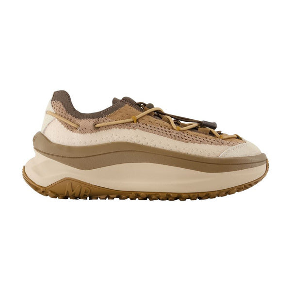 Moon Boot Calfskin leather sneaker in beige