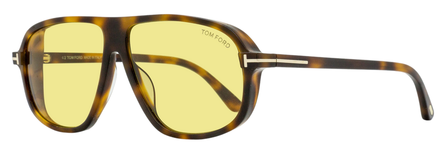 Tom Ford Guillaume Sunglasses Tf1208 53e Blonde Havana 61mm Ft1208 Plastic (acetate)