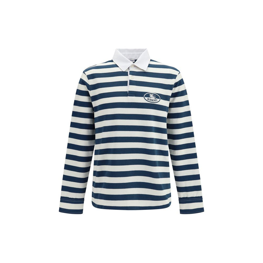 Burberry 100% Cotton polo shirt in navy