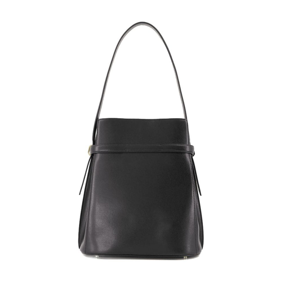 Toteme Cowhide bucket bag in black