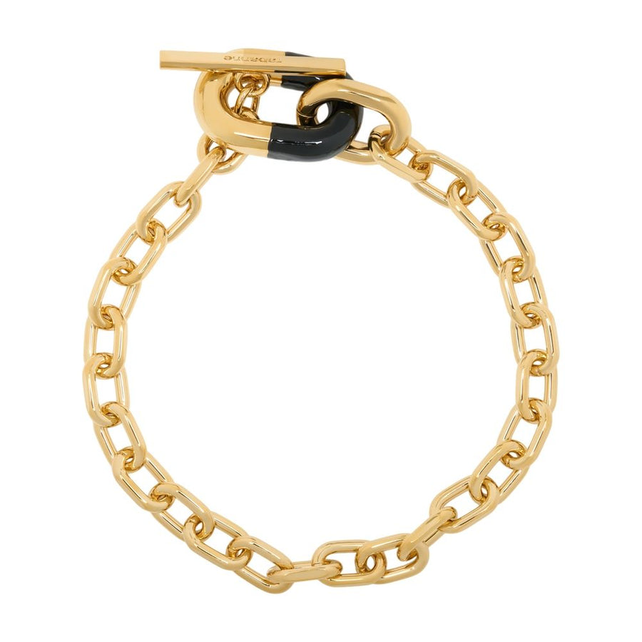 Rabanne metal bracelet in gold