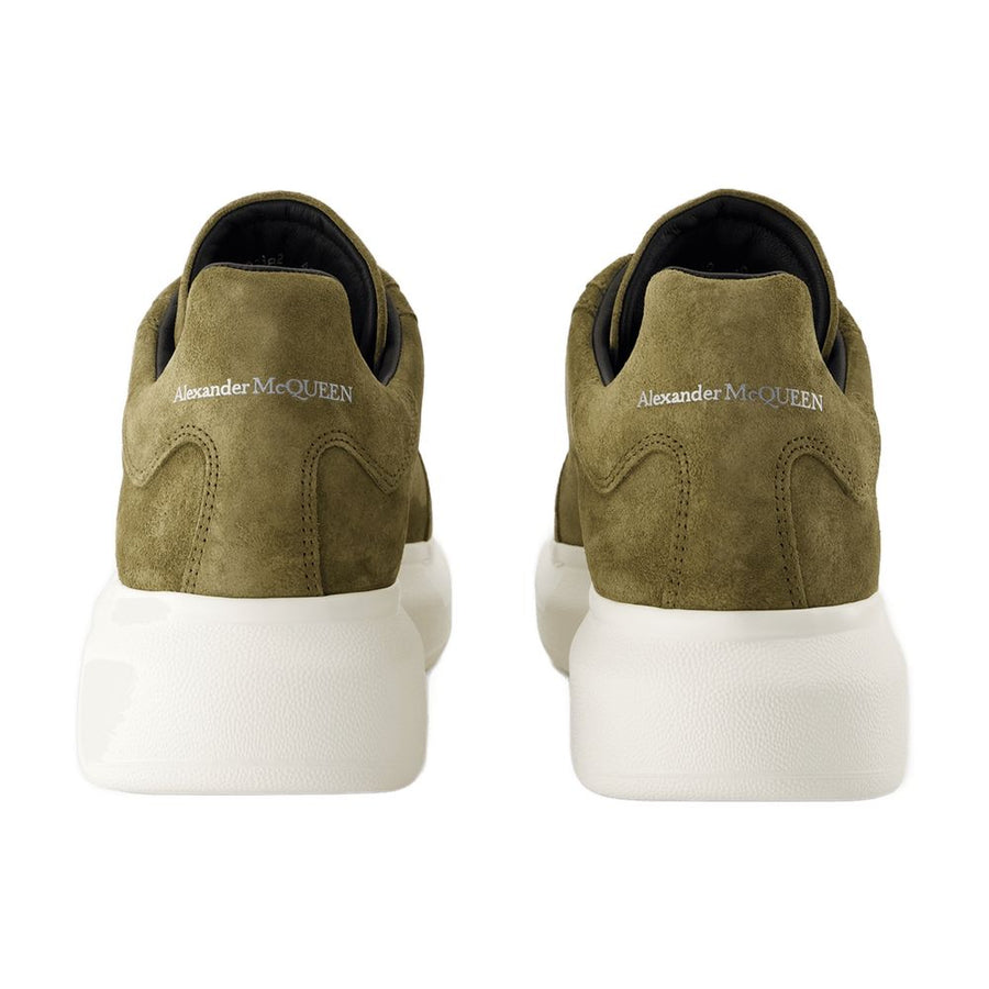 Alexander McQueen Calfskin upper sneaker in khaki