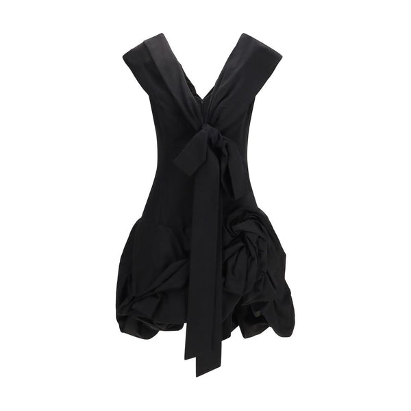 Magda Butrym 51% Cotton dress in black