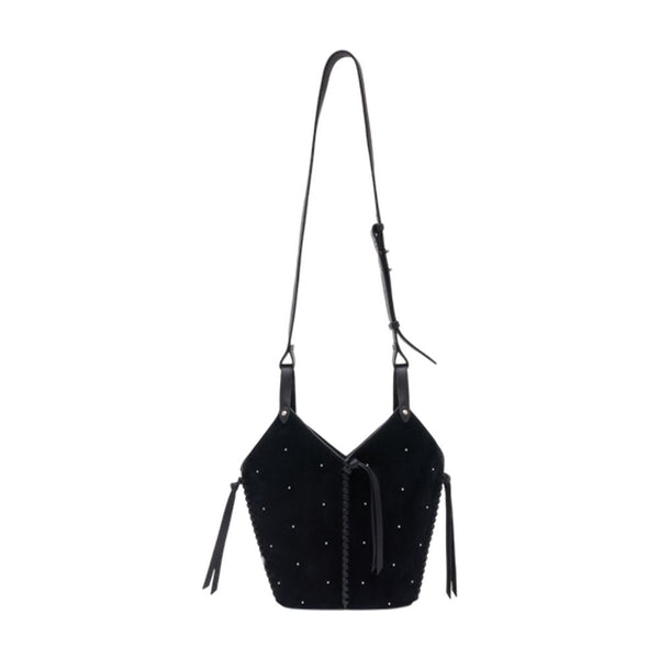 Isabel Marant Calfskin shoulder bag in black