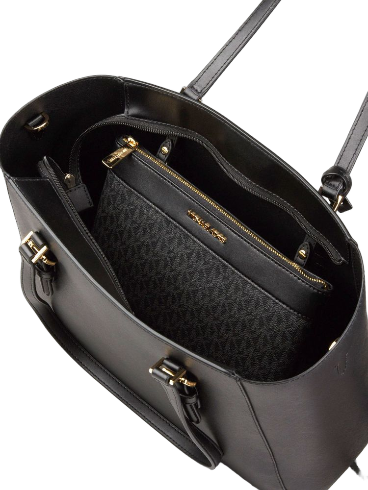 Michael Kors 88.3% Coated Canvas tote bag in black