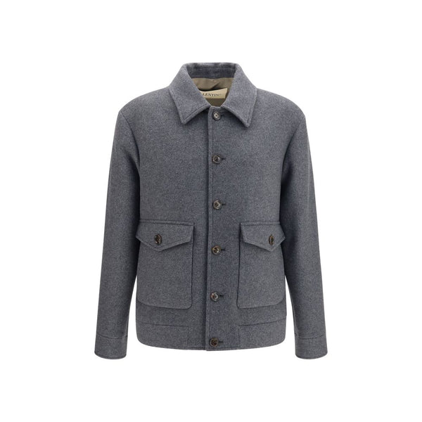 Valentino Garavani 86% Merino Wool Ovis Aries jacket in gray