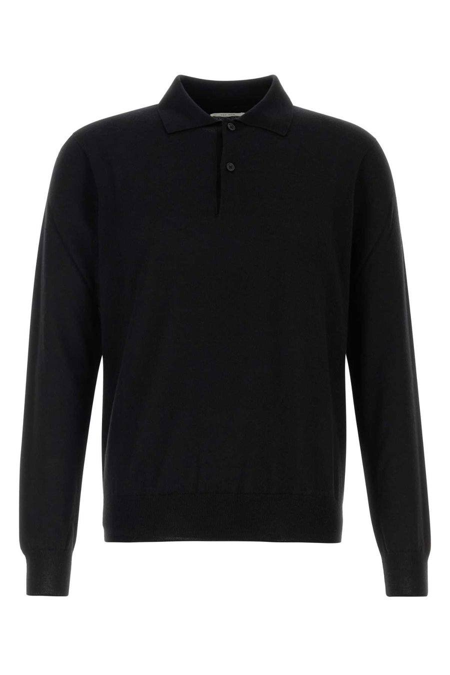 The Row 100% Cashmere polo in black