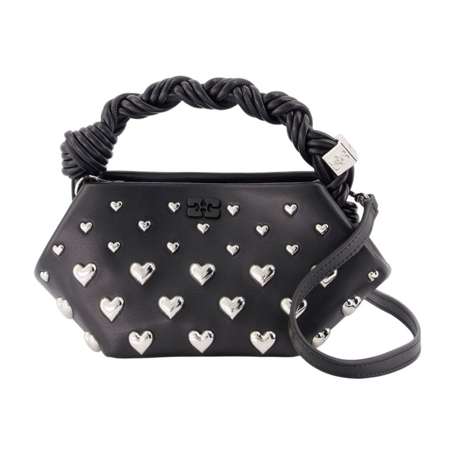 Ganni Synthetic top handle bag in black