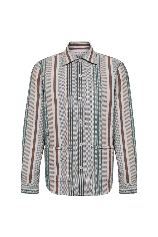 Orlebar Brown 100% Cotton shirt in brown