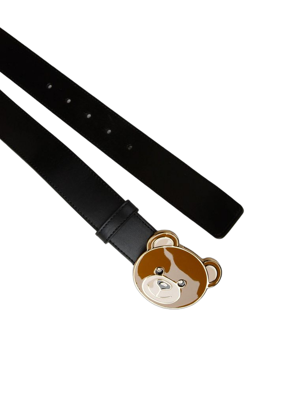 Moschino Leather belt in black