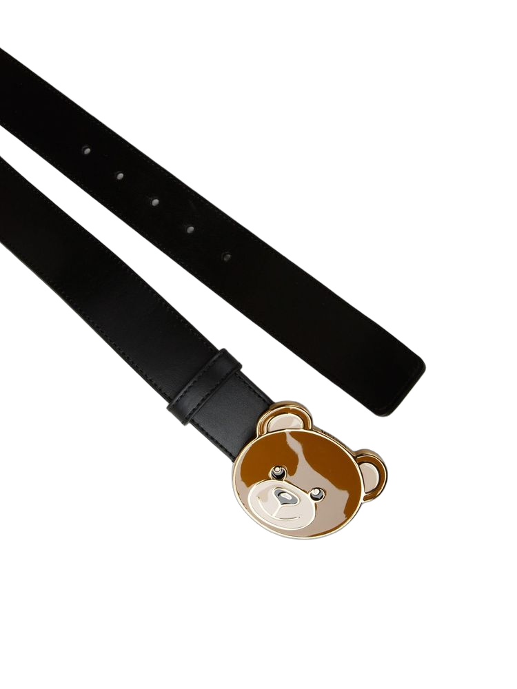 Moschino Leather belt in black