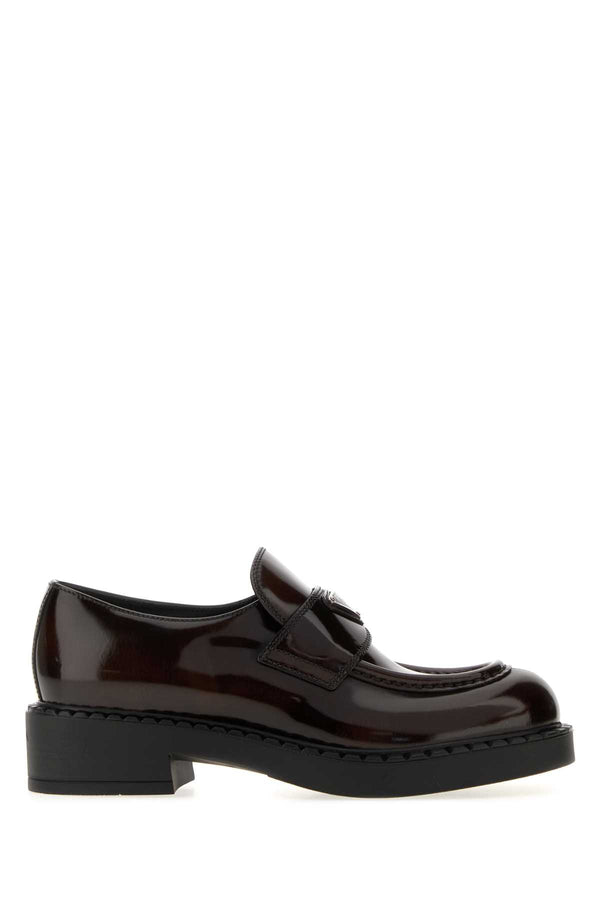Prada Exterior: 100% Leather loafer in brown