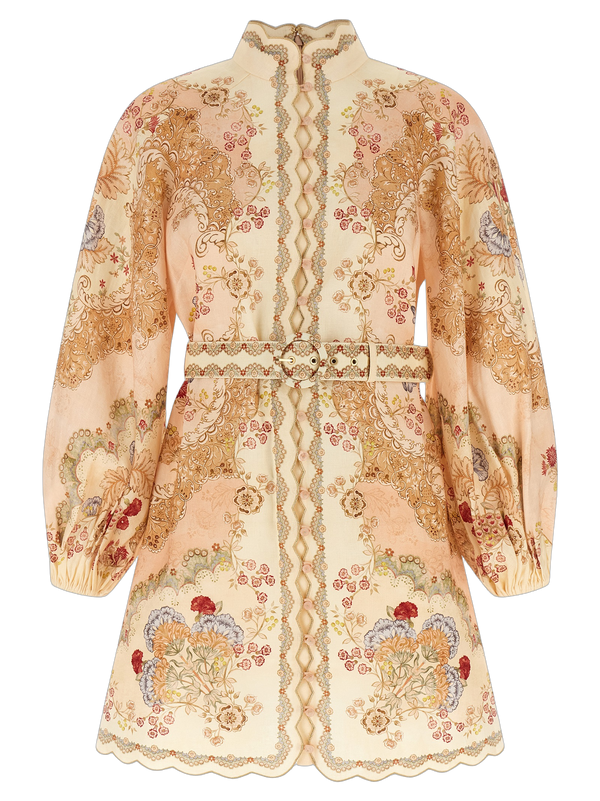 Zimmermann 100% linen dress in beige