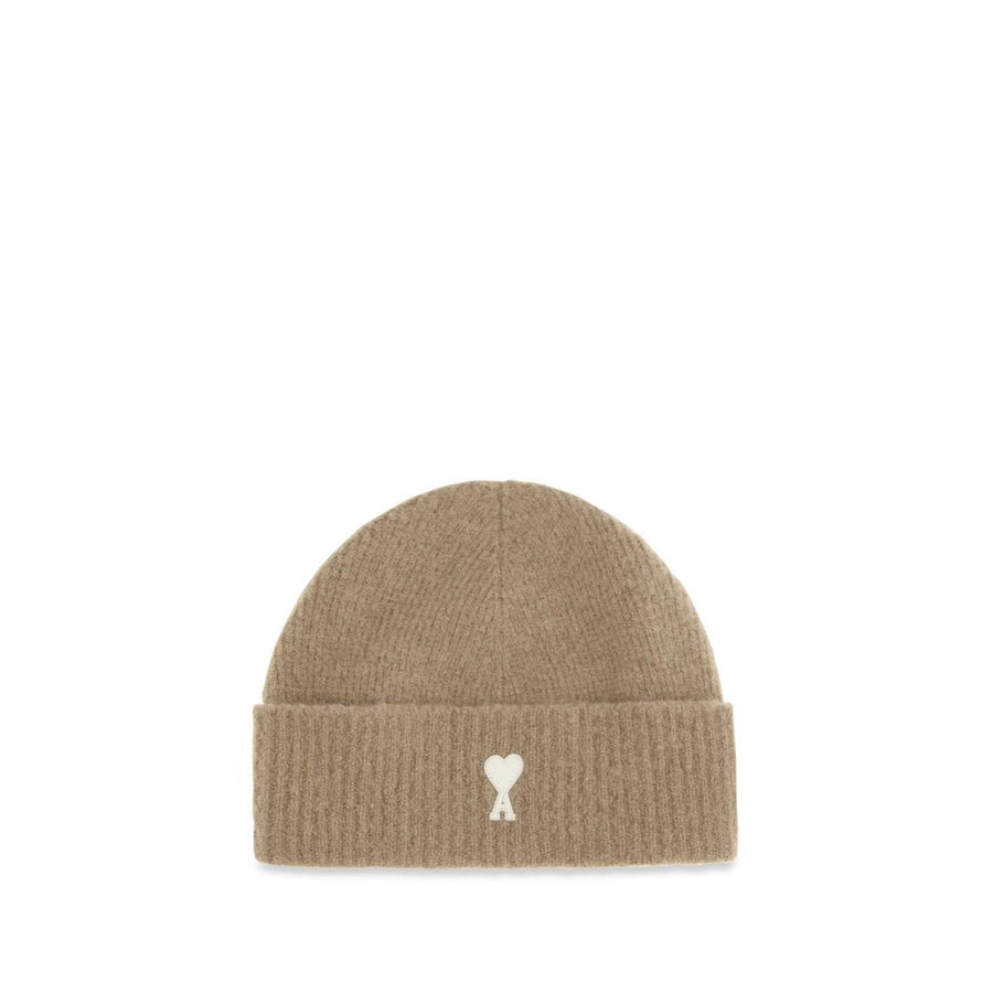Beige Wool Oves Aries Beanie Accessory