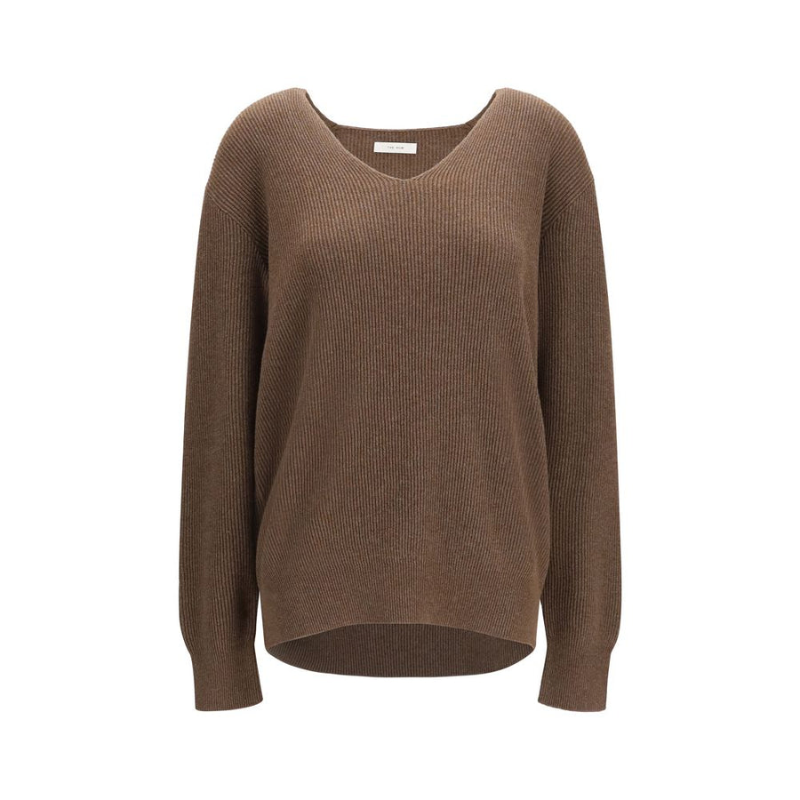 Brown Cotton Sweatshirt Clothing