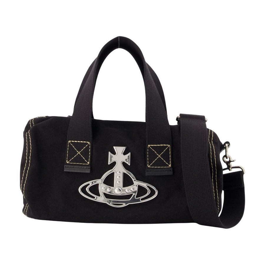 Paul Cylinder Crossbody - Vivienne Westwood Canvas Black Bags / Crossbodies
