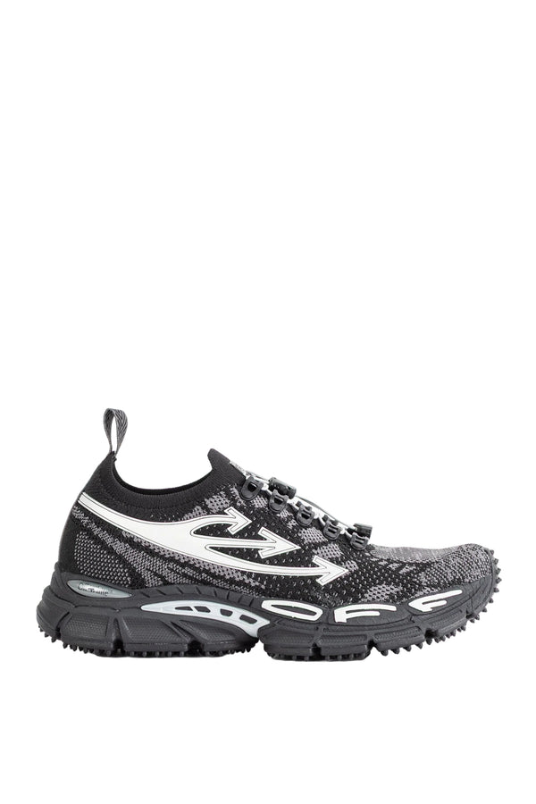 Off-White Knit mesh upper sneaker in black