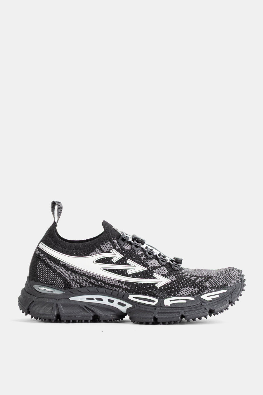 Off-White Knit mesh upper sneaker in black