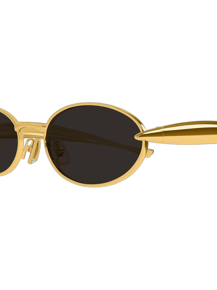 Bottega Veneta BV1386S Metal frame sunglasses in gold