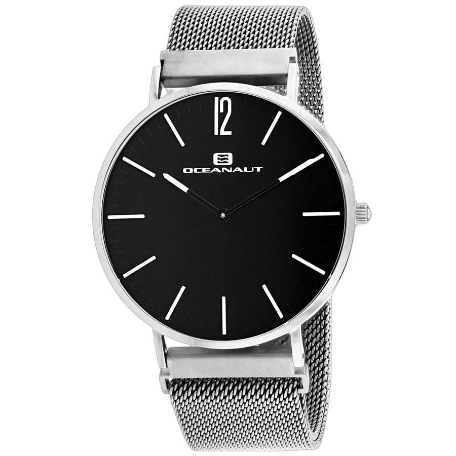 Oceanaut Stainless steel case watch in black