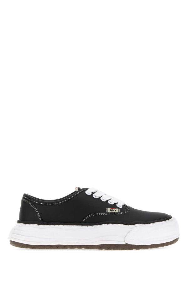 Maison Mihara Yasuhiro Exterior: 100% Leather sneaker in black