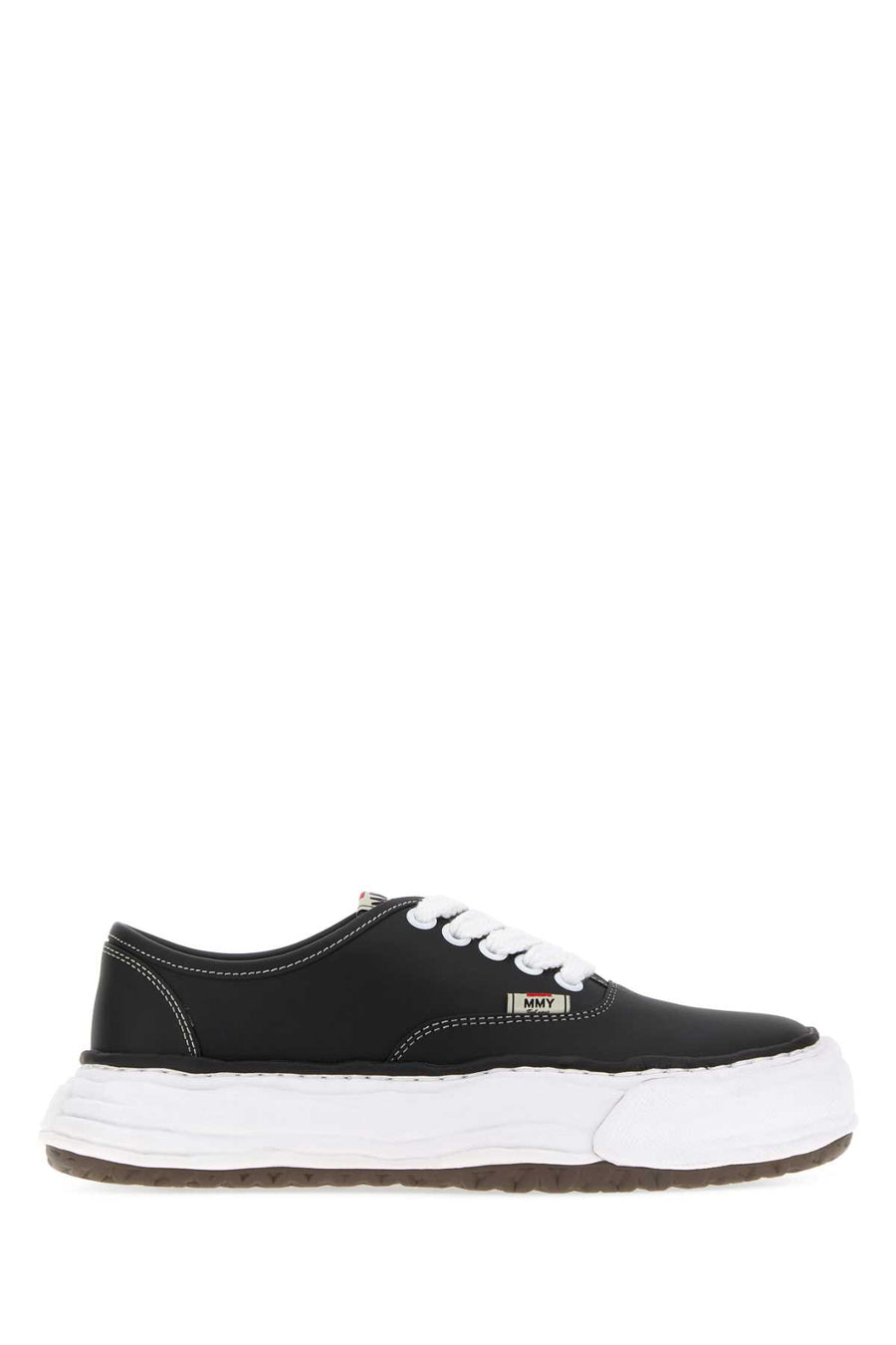 Maison Mihara Yasuhiro Exterior: 100% Leather sneaker in black