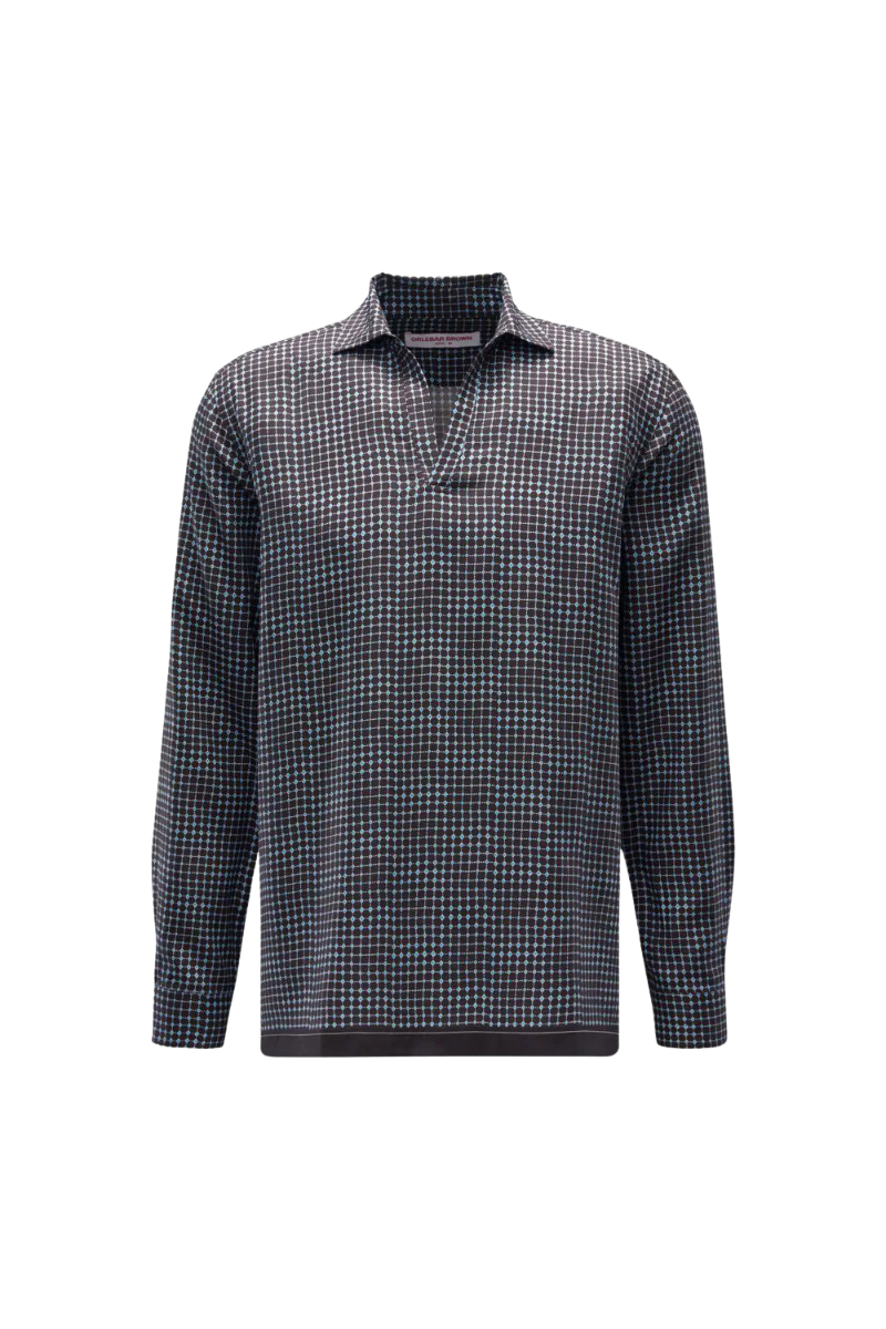 Orlebar Brown 100% Lyocell shirt in blue