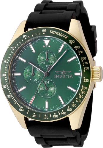 Invicta Stainless steel case watch in gold