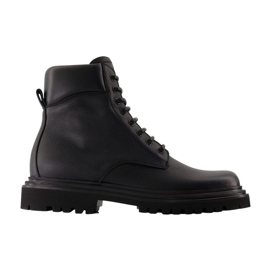 Dolce&Gabbana Calfskin ankle boot in black
