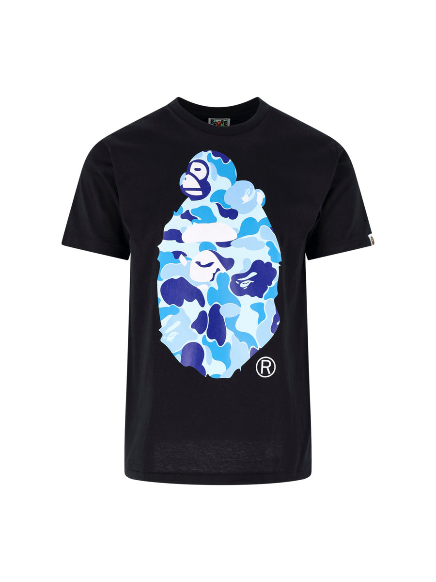 Bape 100% cotton t-shirt in black