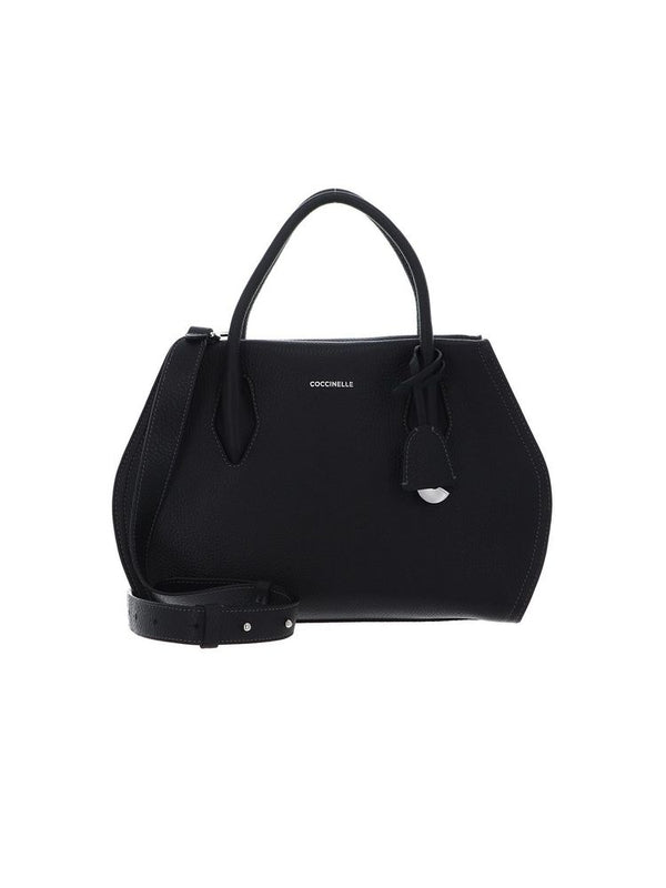 Coccinelle 100% Cowhide shoulder bag in black