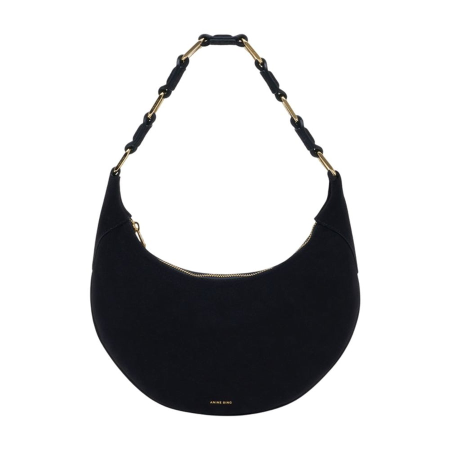 Anine Bing Calfskin shoulder bag in black