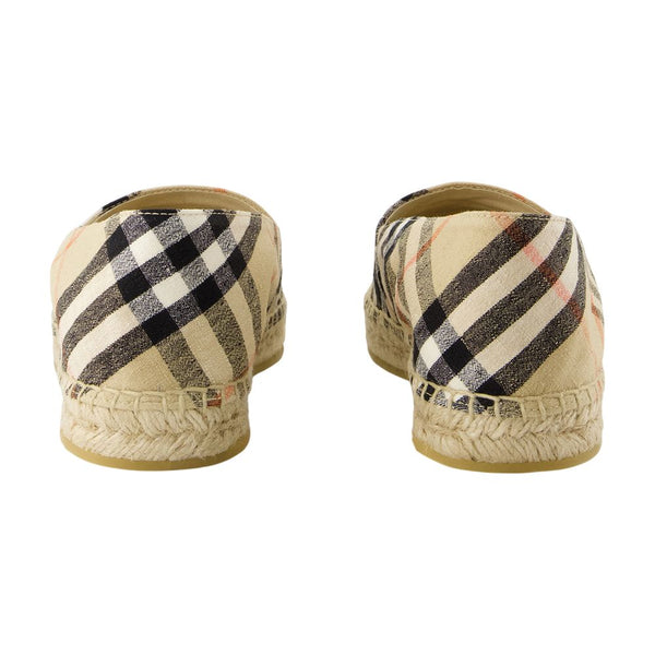 Burberry Linen espadrille in beige