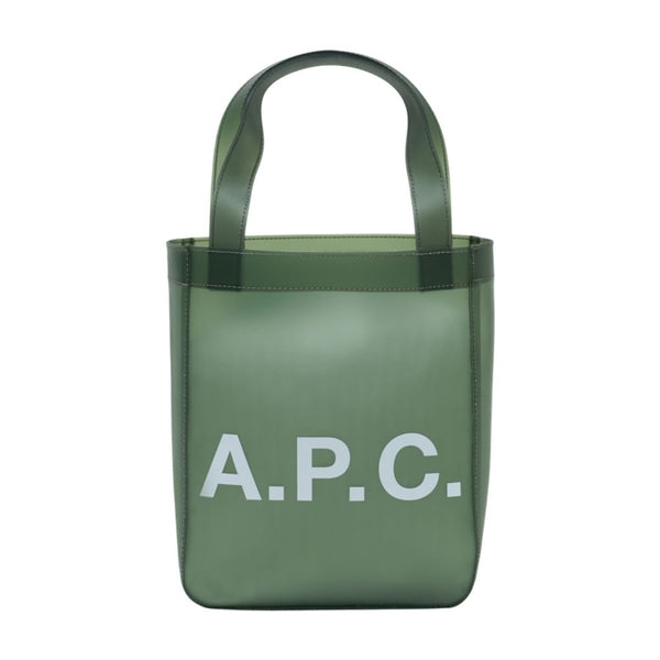 A.P.C. Synthetic tote bag in green