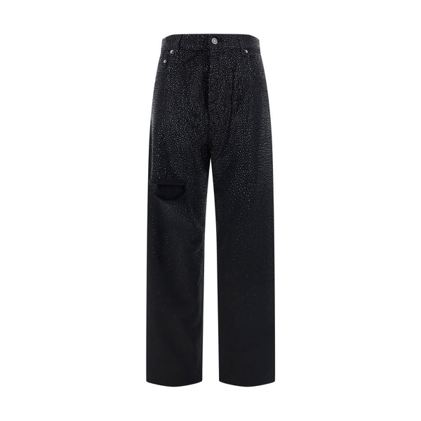 Golden Goose 100% Cotton trousers in black
