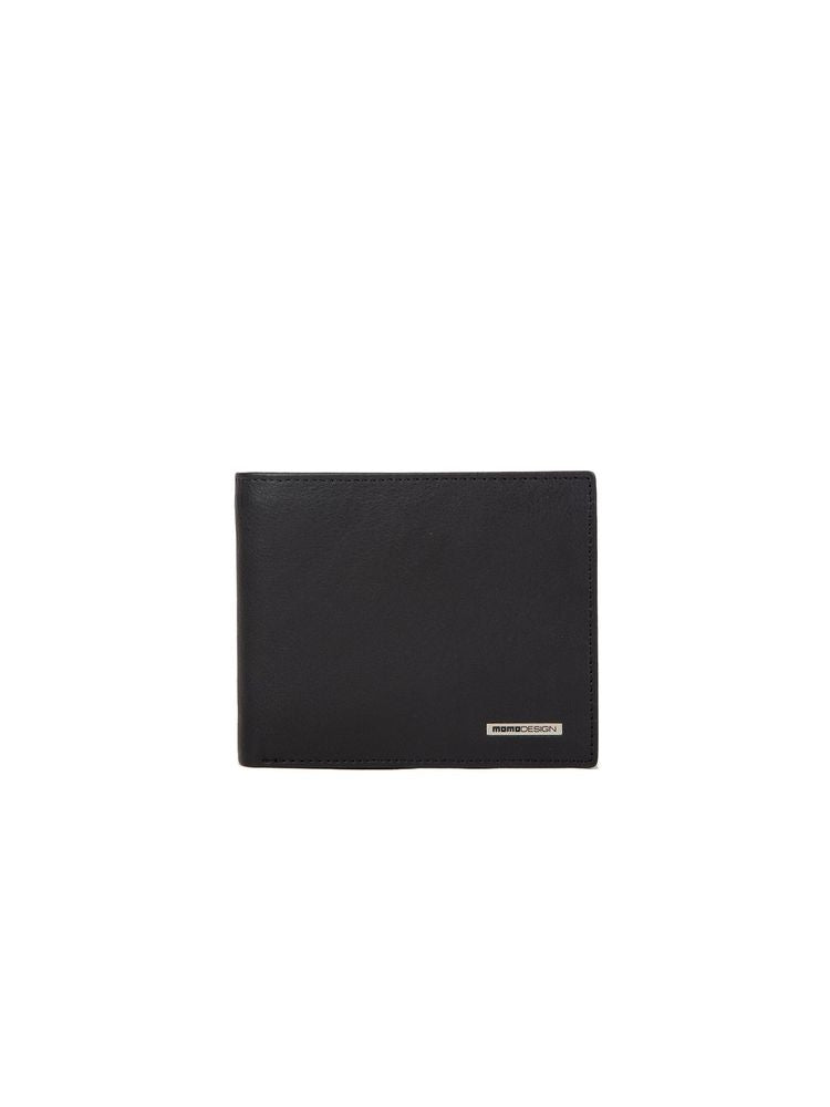 Momo Design 100% Leather wallet in black