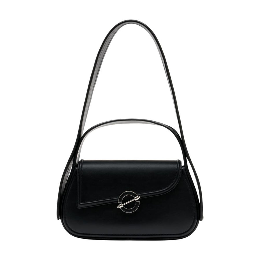 SamsøE SamsøE Calfskin shoulder bag in black