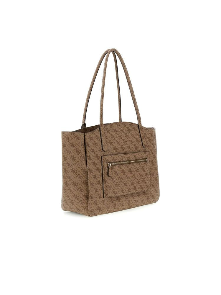 Guess 100% Polyurethane tote bag in beige