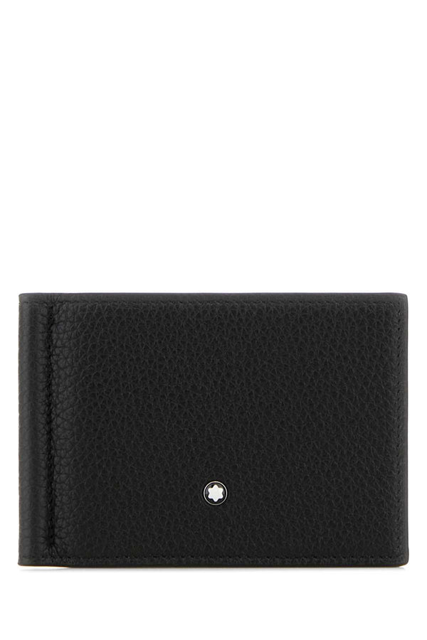 Montblanc Wallet Exterior: 100% Leather card case in black